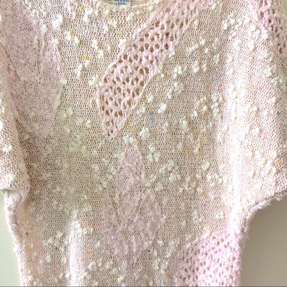 VINTAGE '80s Pretty Pastel Sweater - Picture 6 of 10